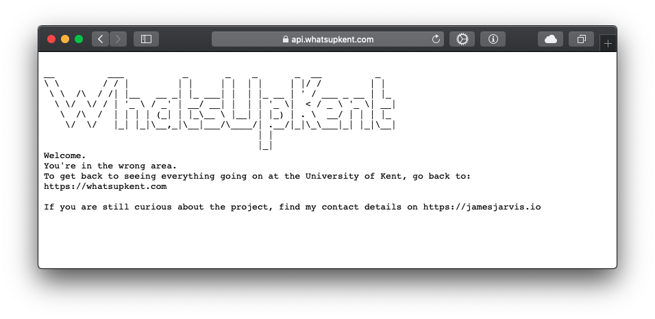API splashscreen
