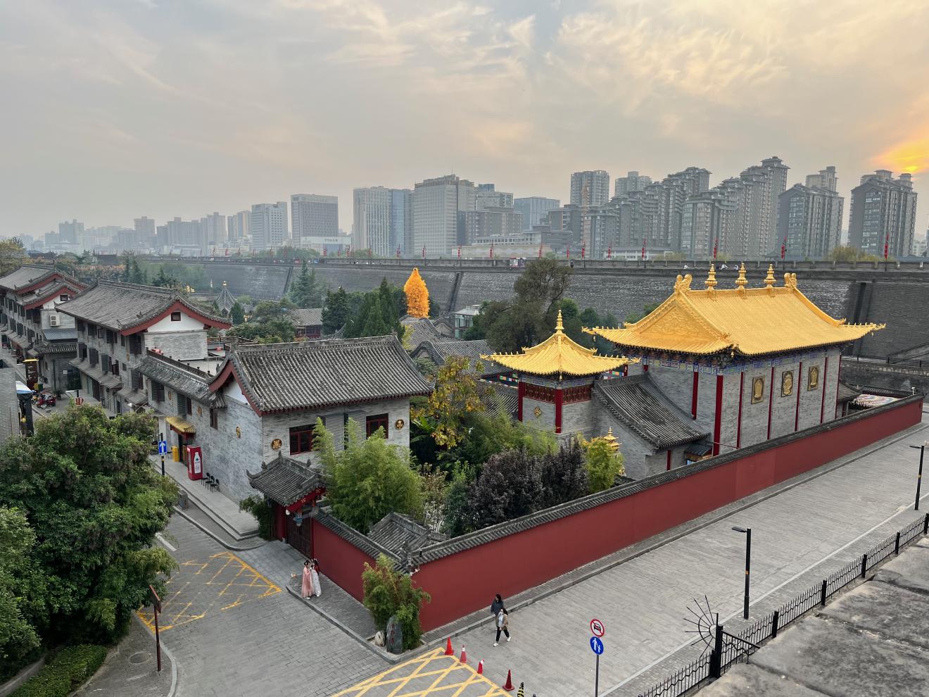 Xi&rsquo;an city wall