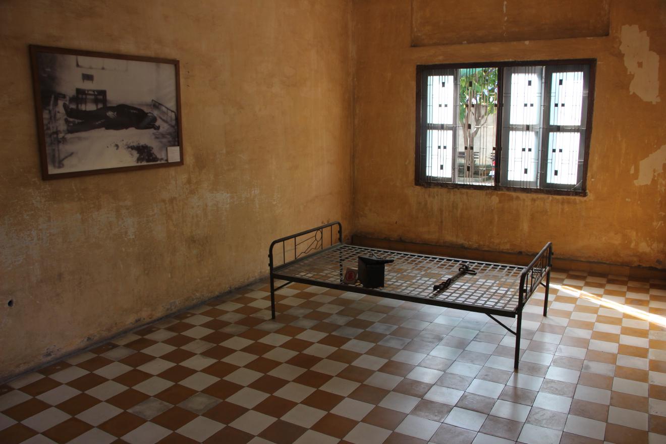 A bed from S-21