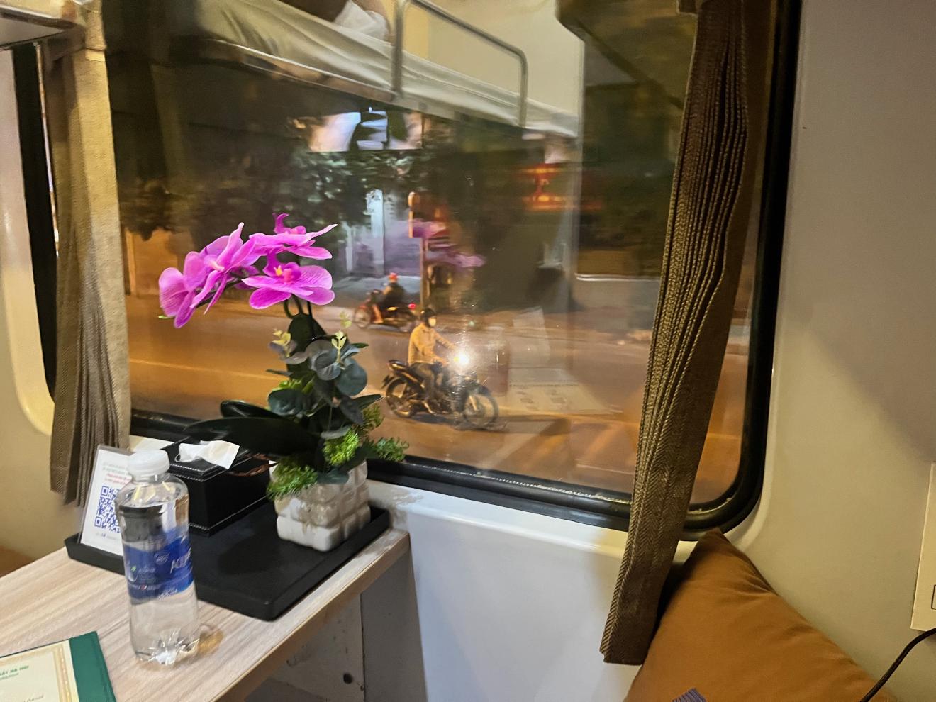 Train through Hanoi