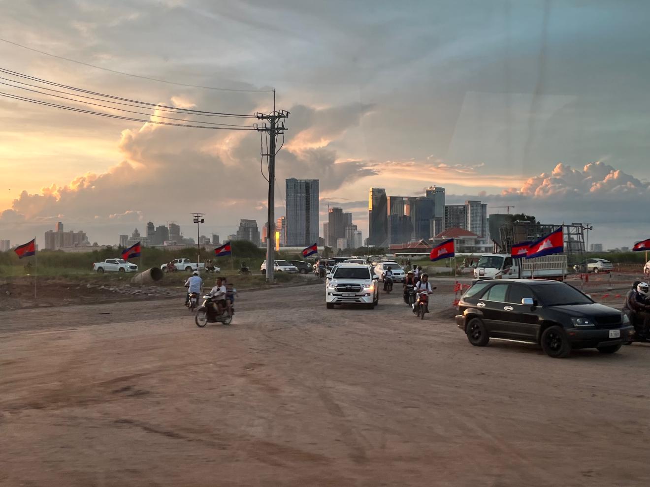 Phnom Penh rising from the dirt